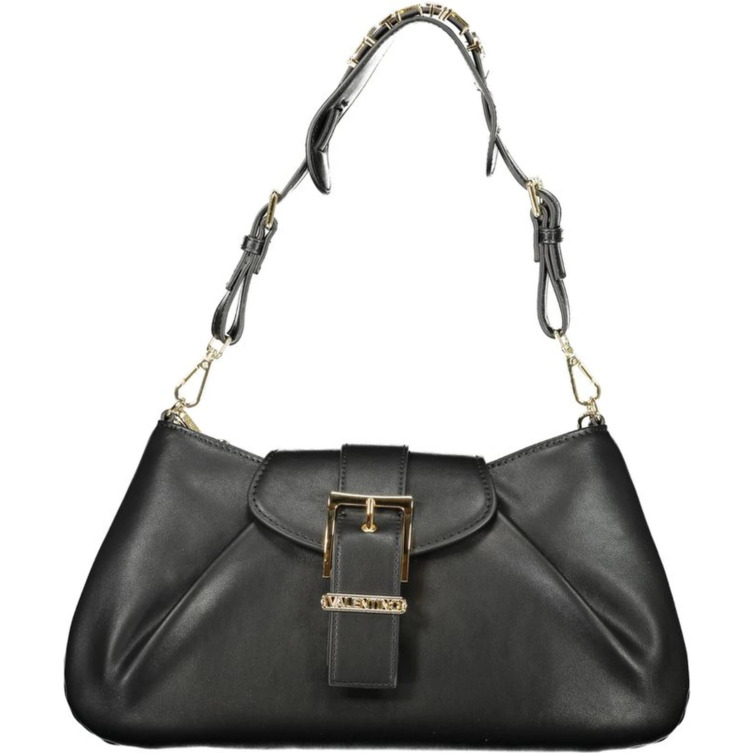 Black Polyurethane Women's Bag