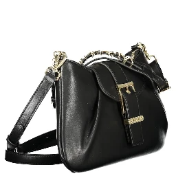 Black Polyurethane Women's Bag