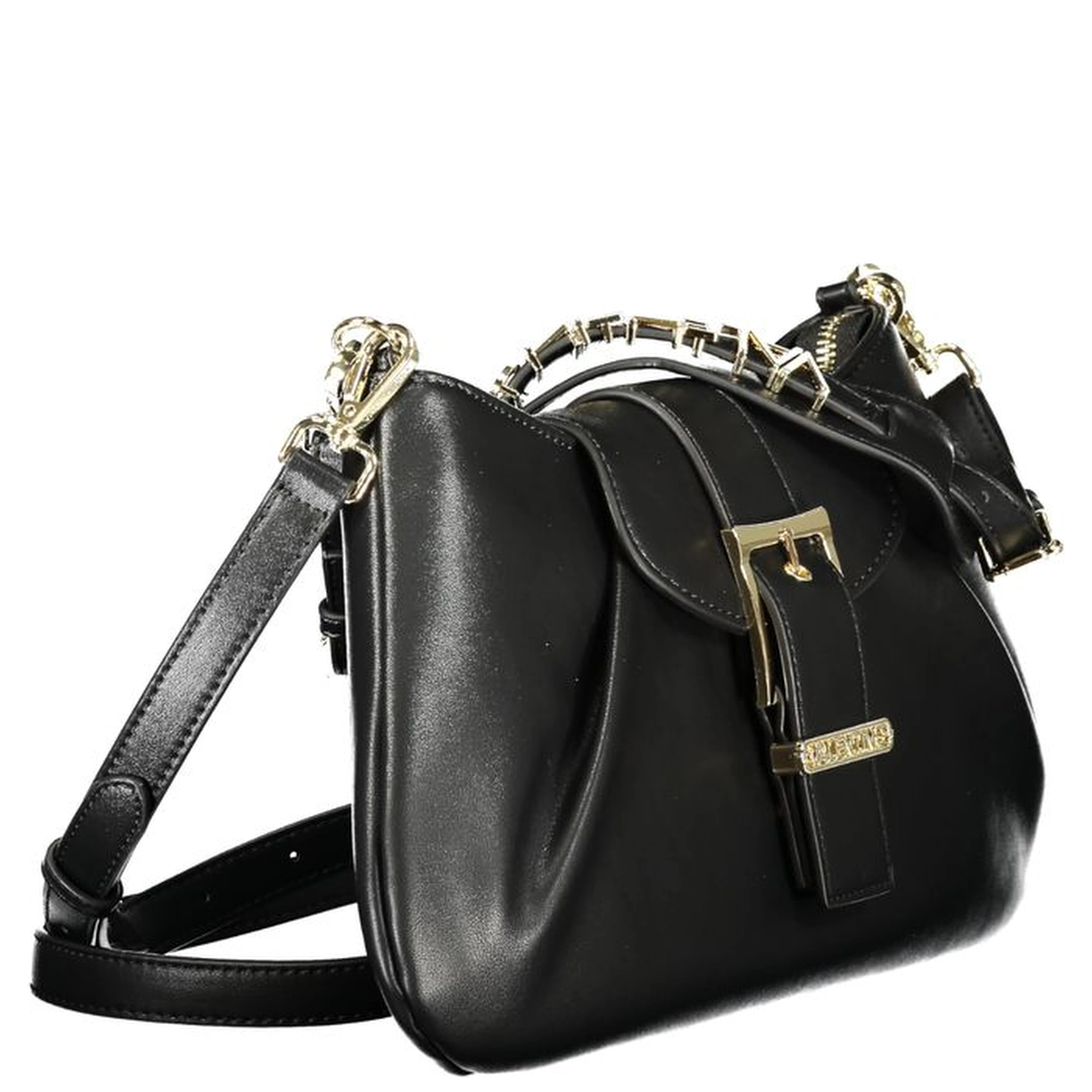 Black Polyurethane Women's Bag