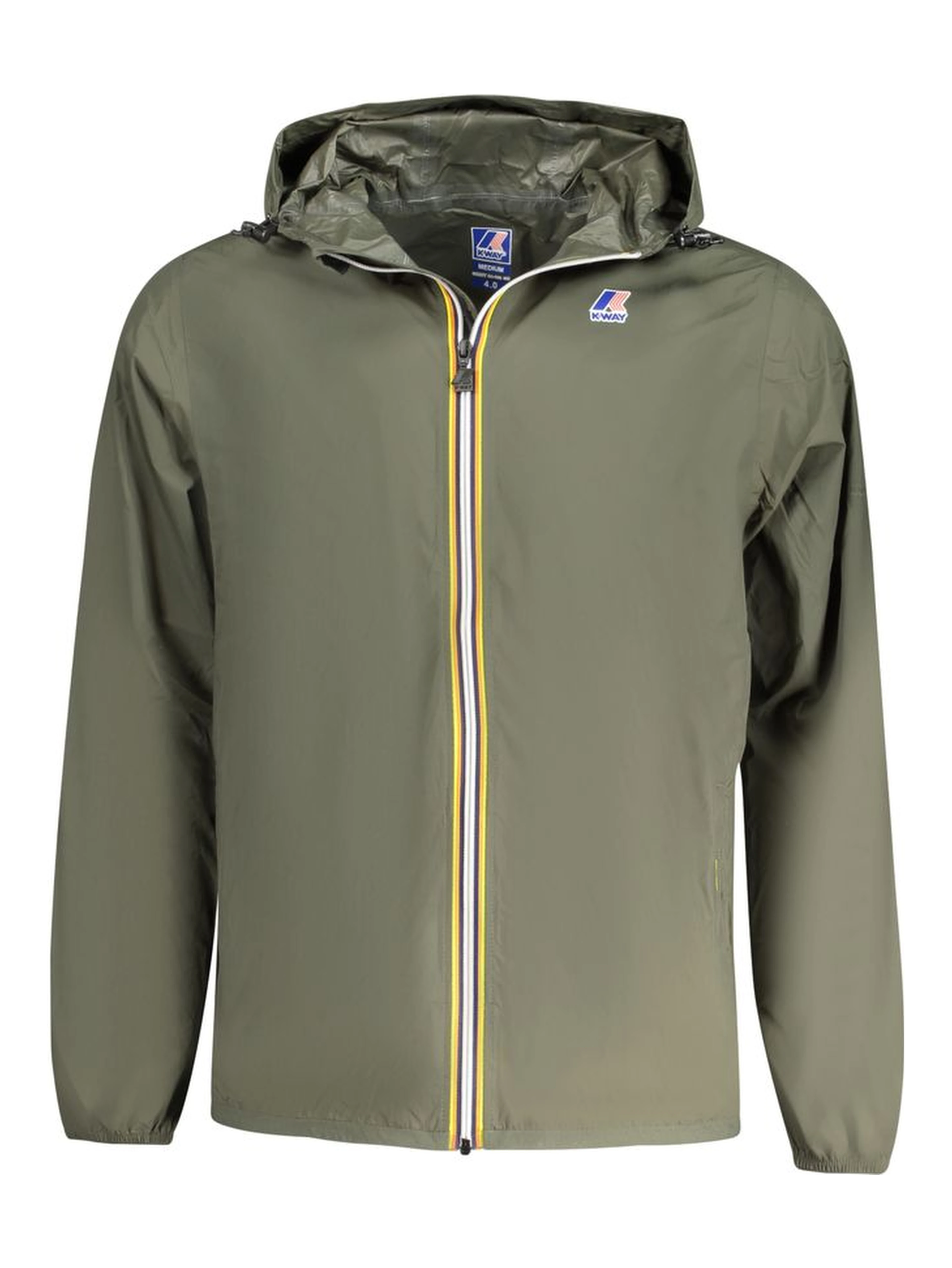 Green Polyamide Men's Jacket