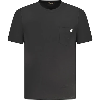 Black Cotton Men's T-Shirt