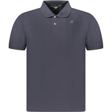 Blue Cotton Men's Polo