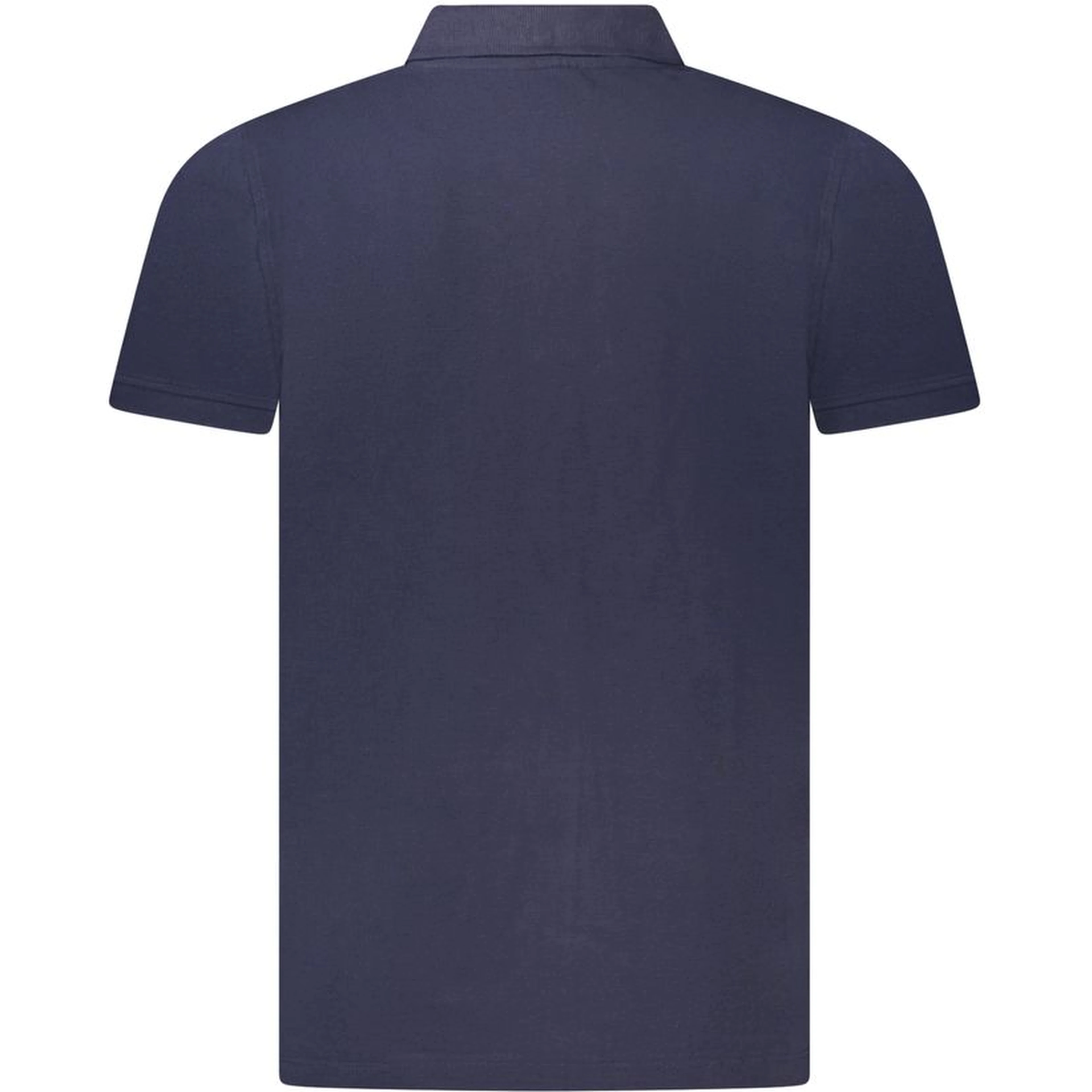 Blue Cotton Men's Polo
