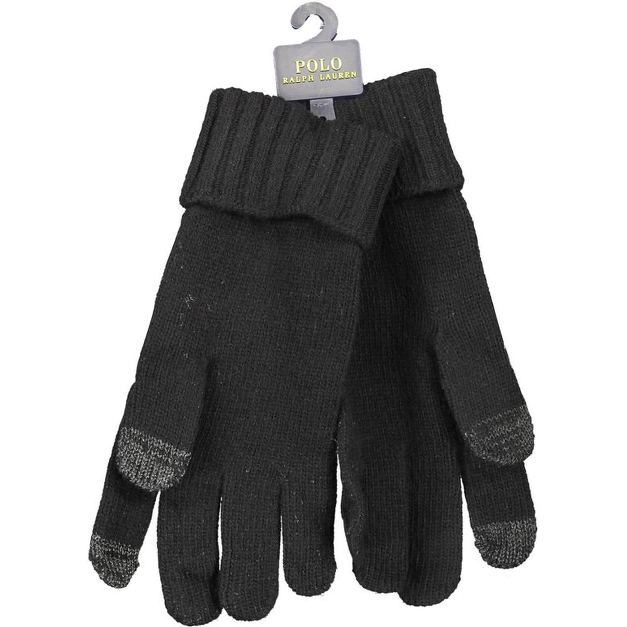 Black Wool Men's Glove