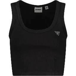 Black Viscose Women's Tank