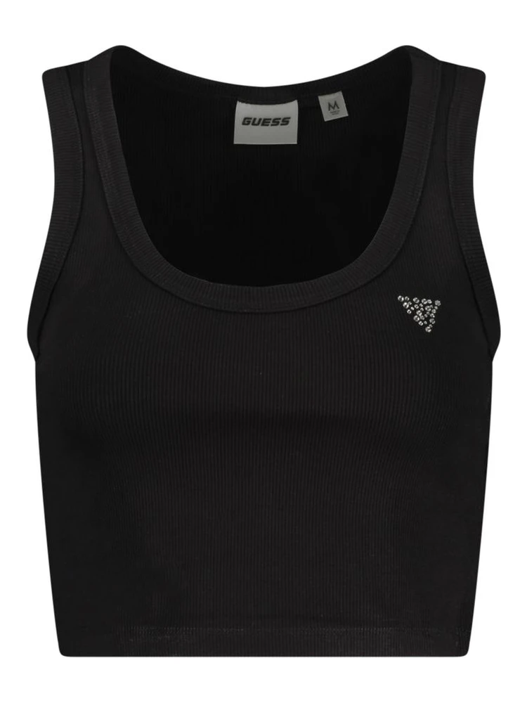 Black Viscose Women's Tank