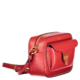 Red Leather Women Bag