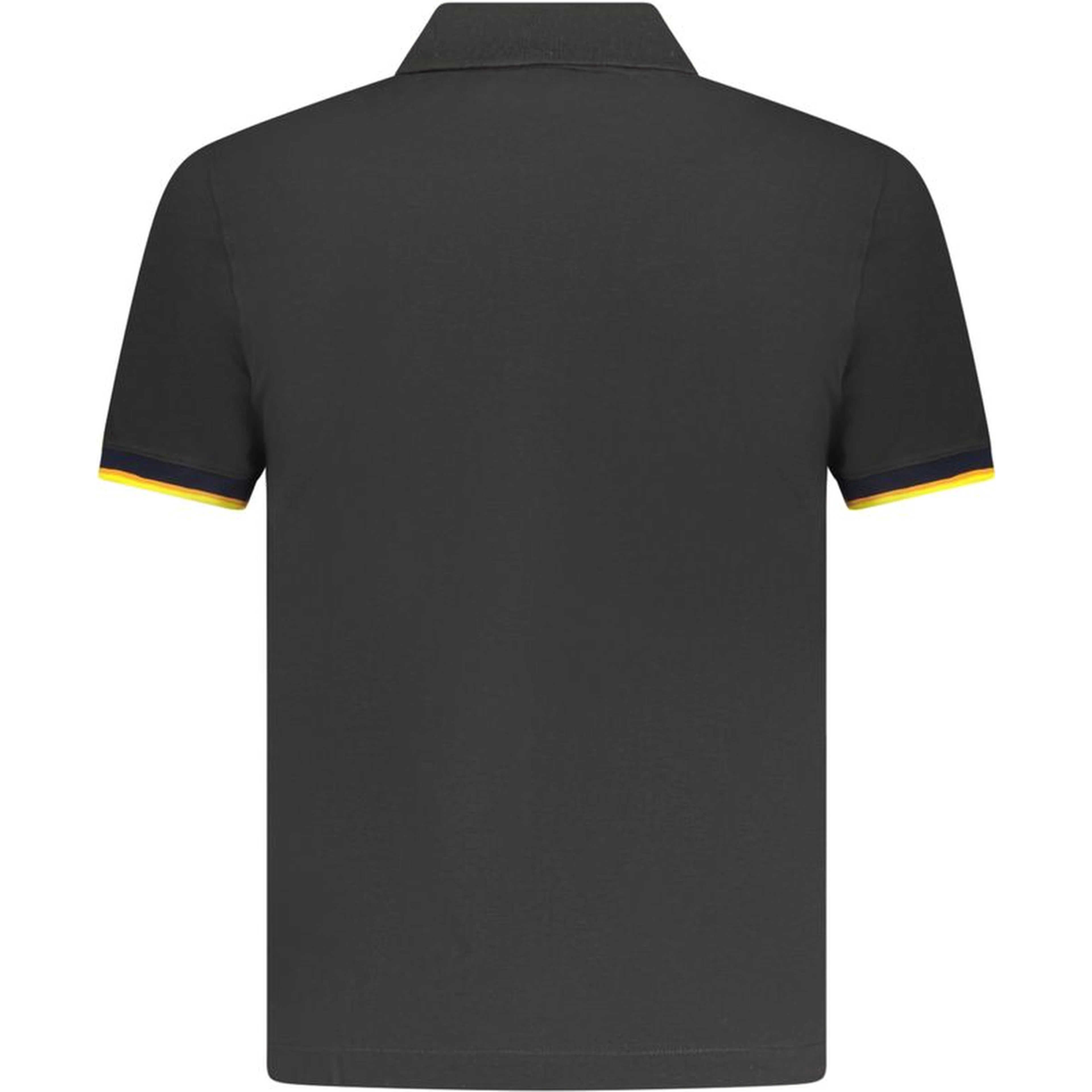 Black Cotton Men's Polo