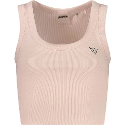 Pink Viscose Women's Tank