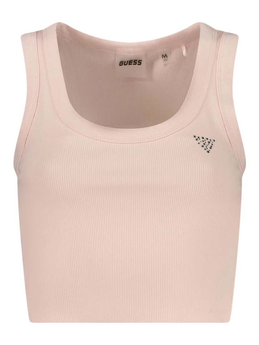 Pink Viscose Women's Tank