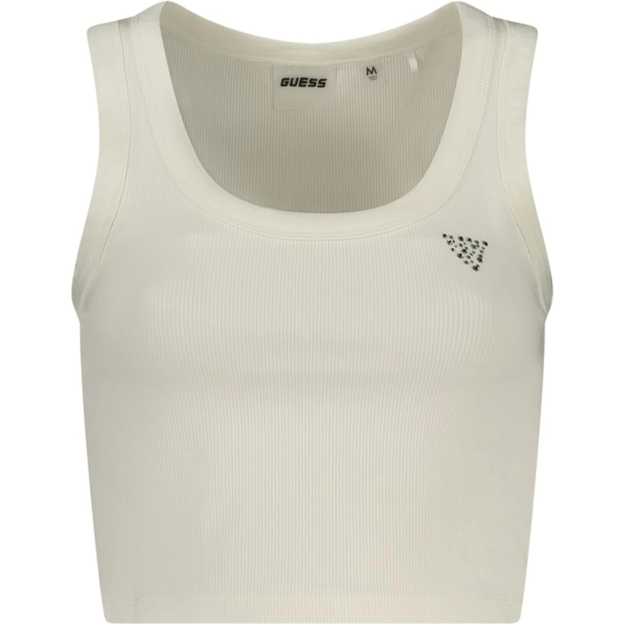 Bianco Viscose Woman Tanktop
