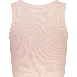 Pink Viscose Women's Tank