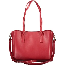 Rosso Polyurethane Women Bag
