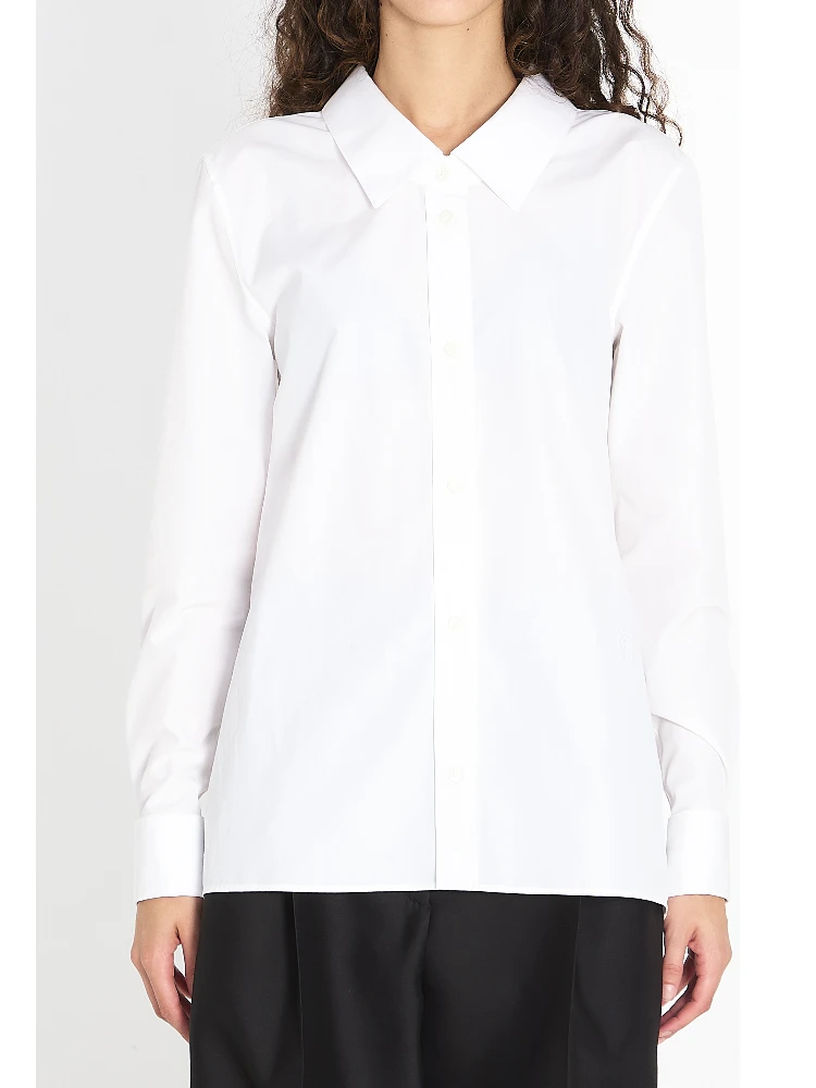 Embellished cotton shirt