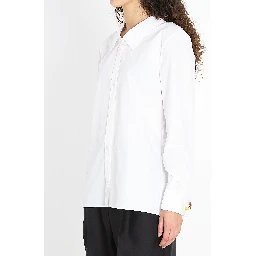 Embellished cotton shirt