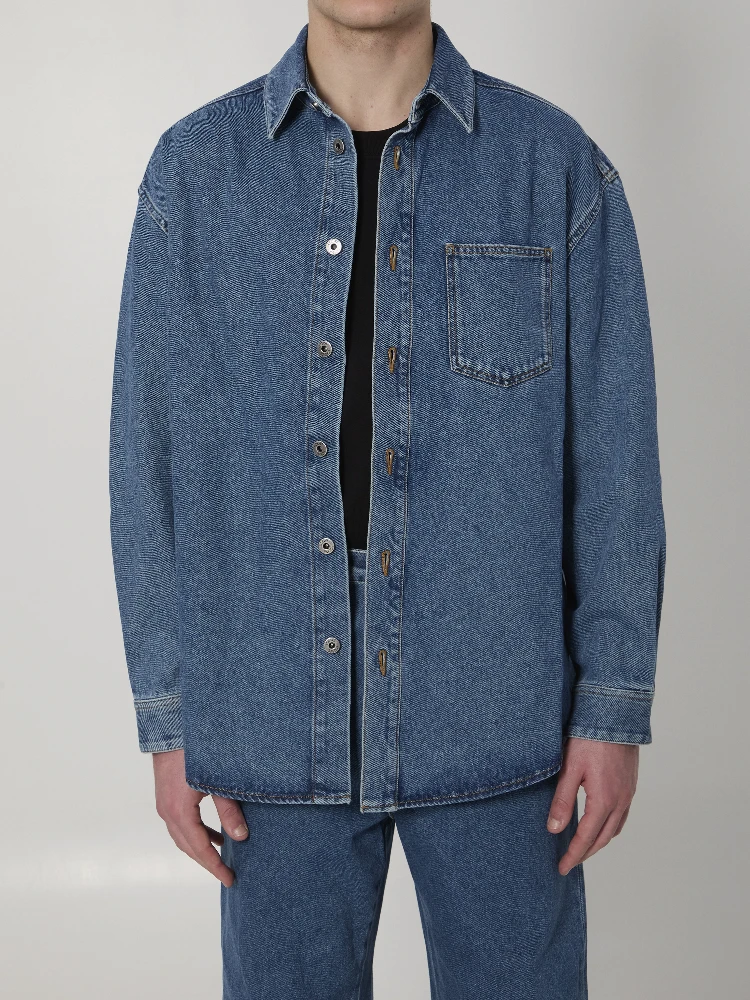 Anagram denim overshirt