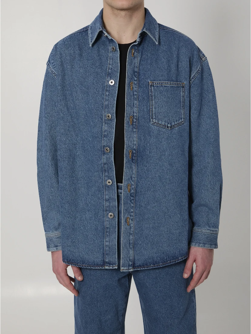 Anagram denim overshirt