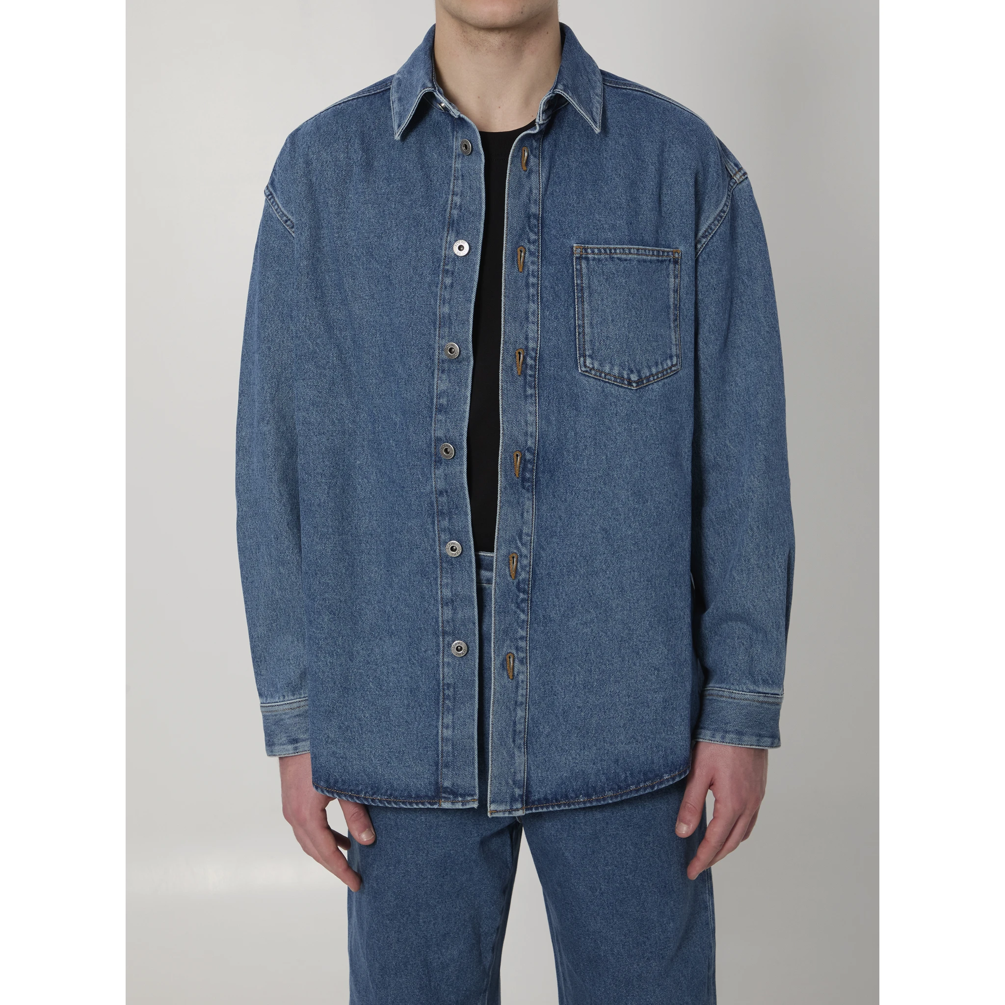 Anagram denim overshirt