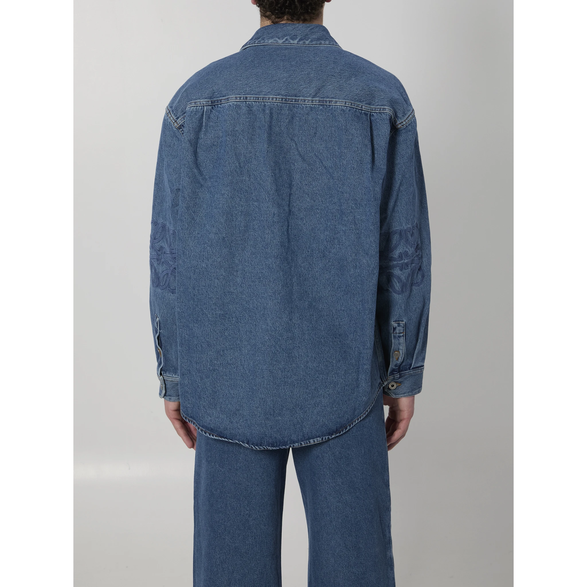 Anagram denim overshirt