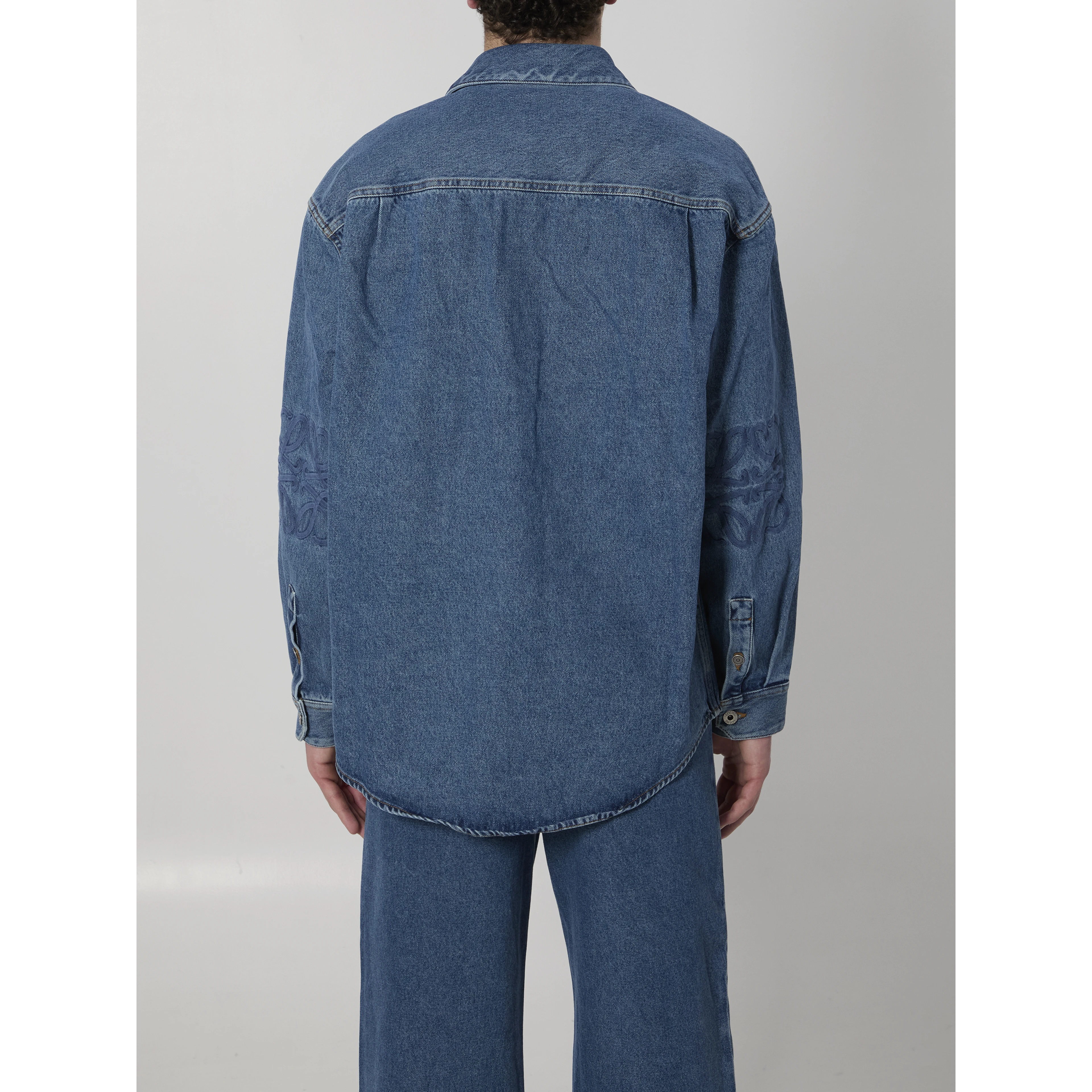 Anagram denim overshirt