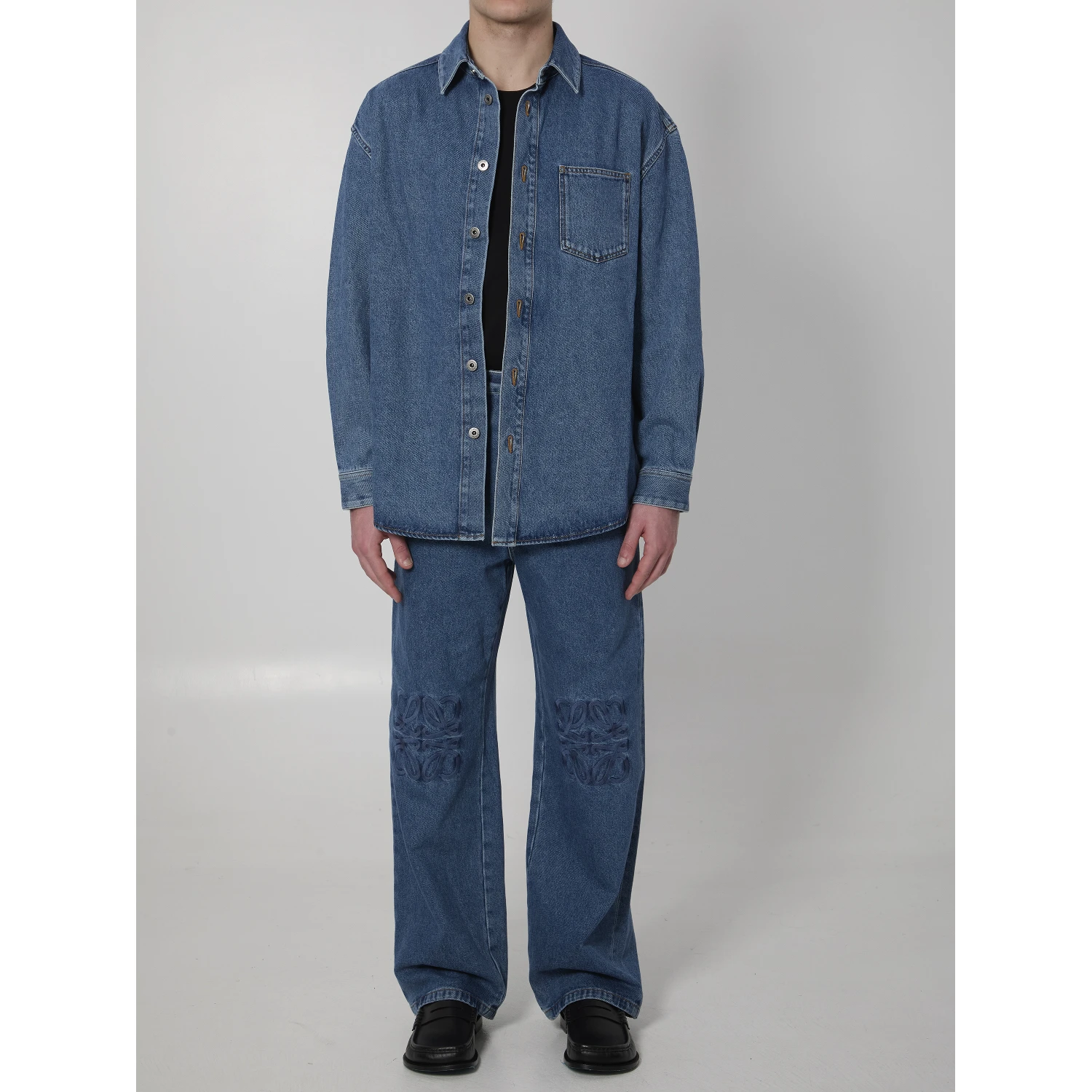 Anagram denim overshirt