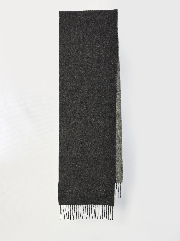 Wool and cashmere scarf