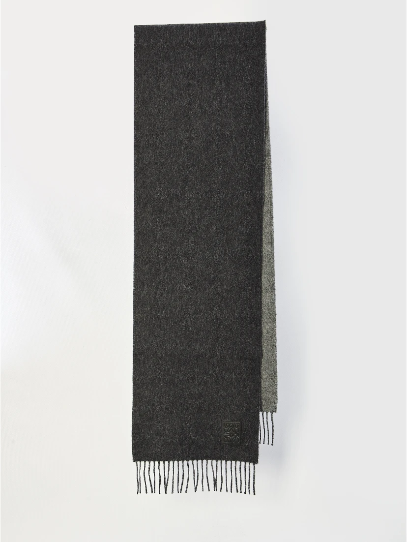 Wool and cashmere scarf