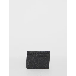 Black leather cardholder