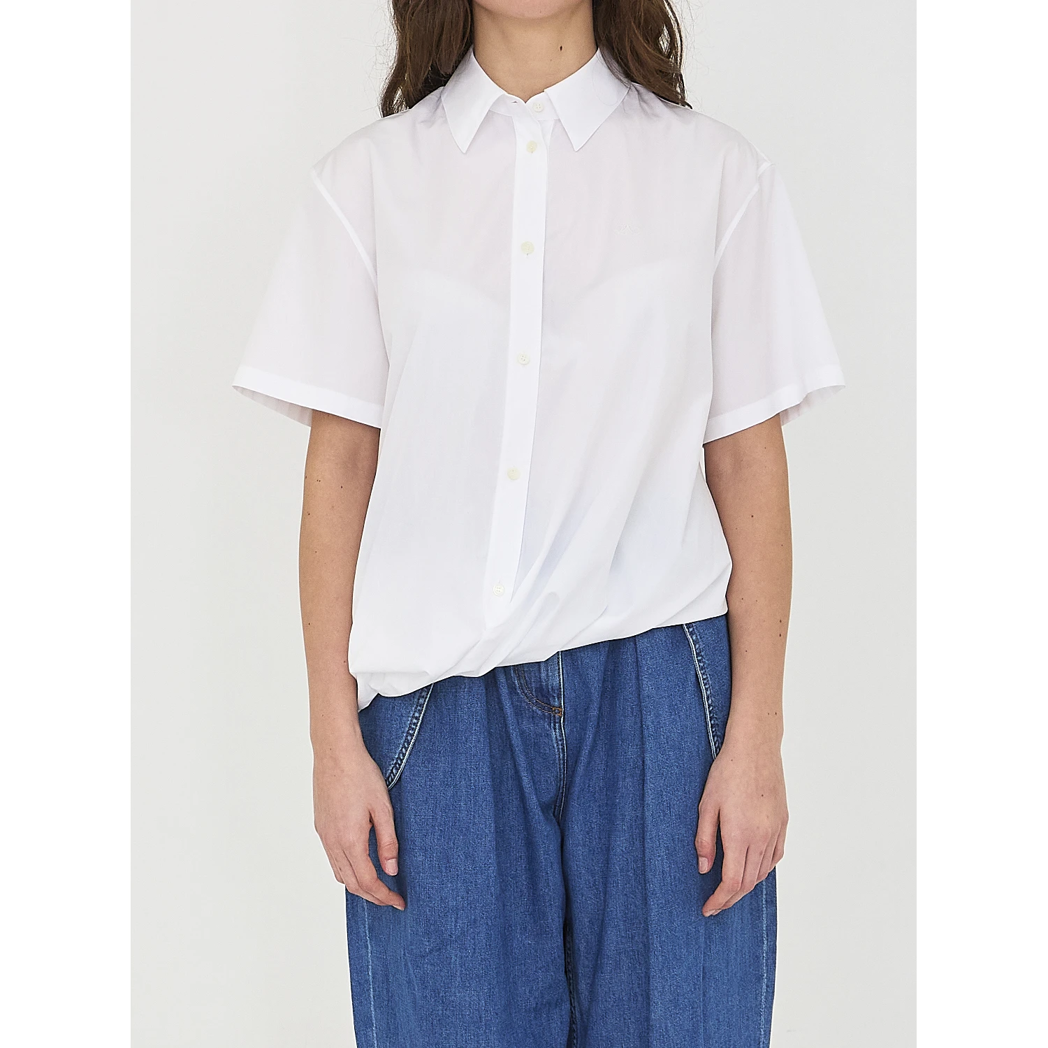 Draped shirt