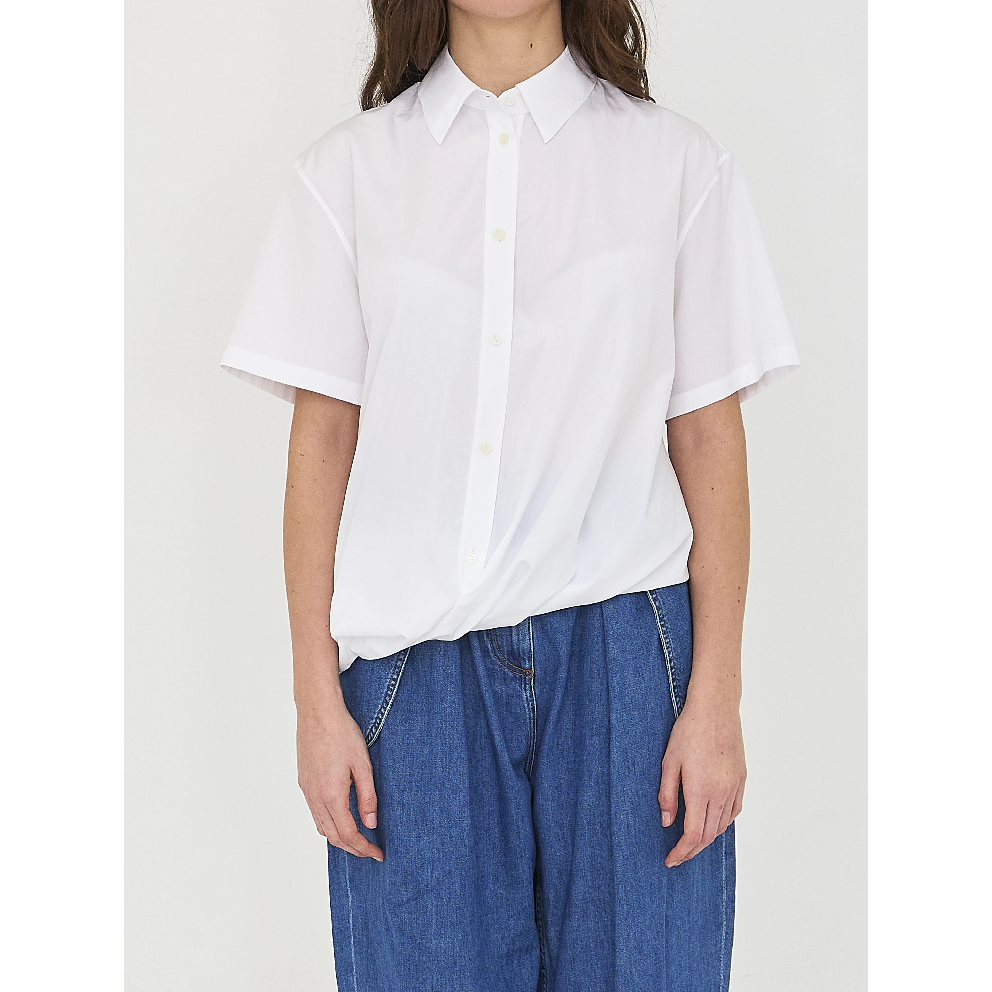 Draped shirt