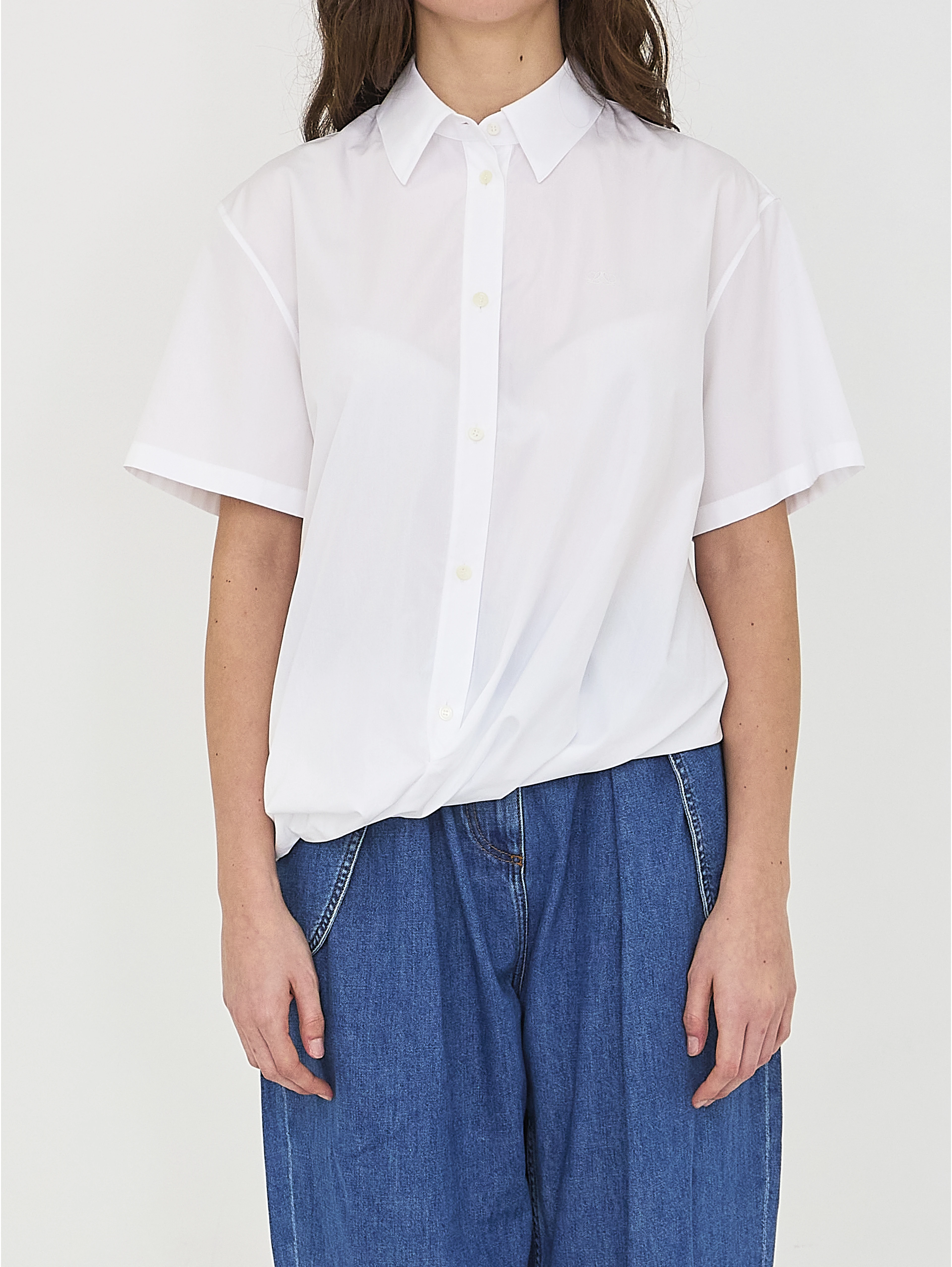 Draped shirt