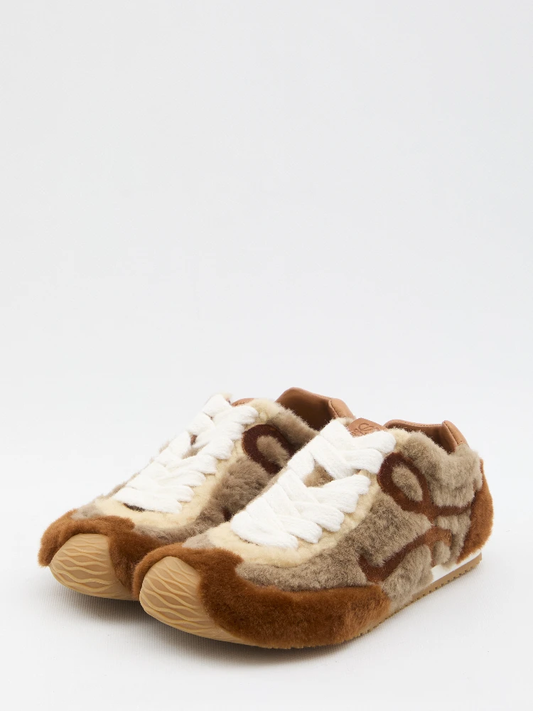 Ballet Runner 2.0 sneakers in shearling alternative