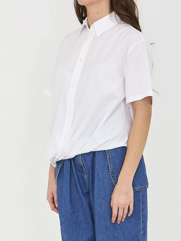 Draped shirt alternative