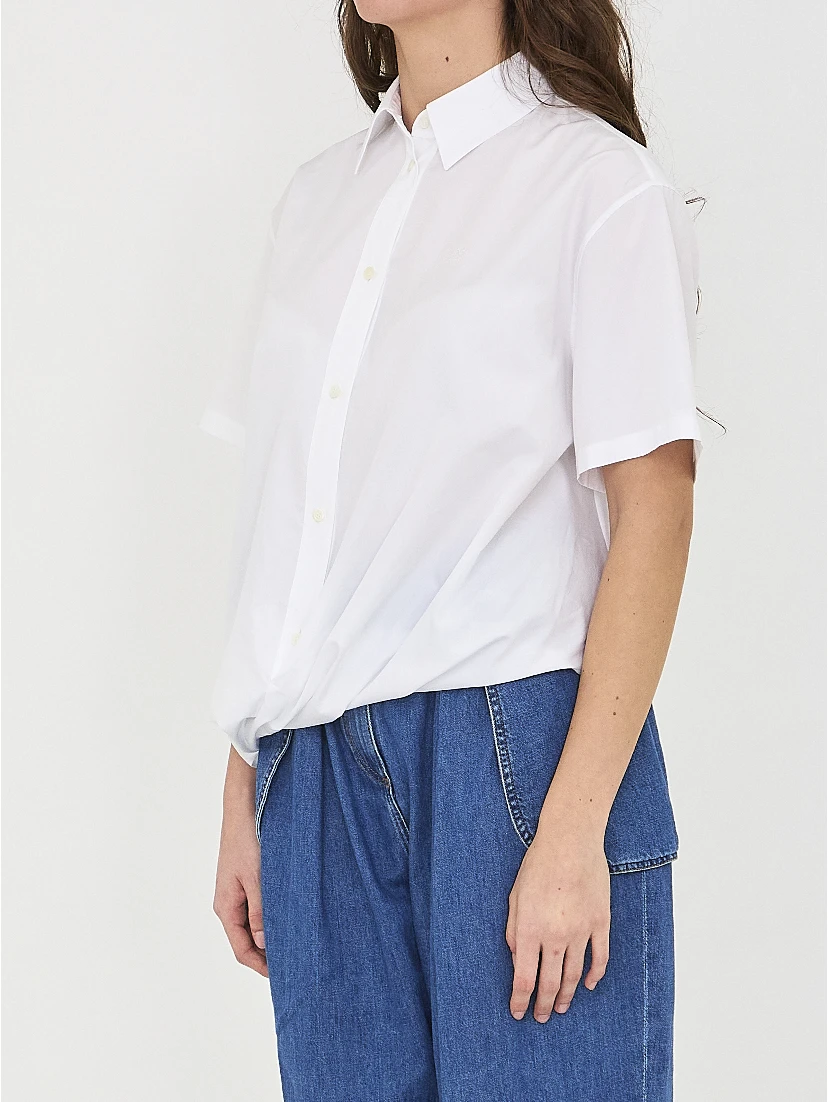 Draped shirt
