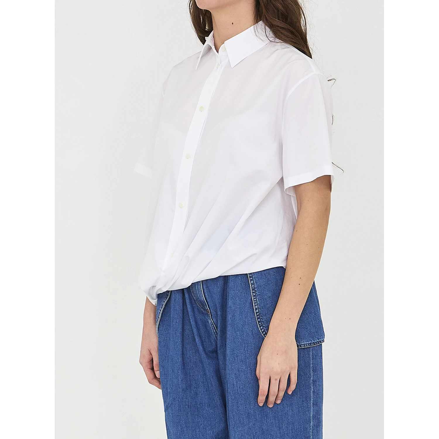 Draped shirt