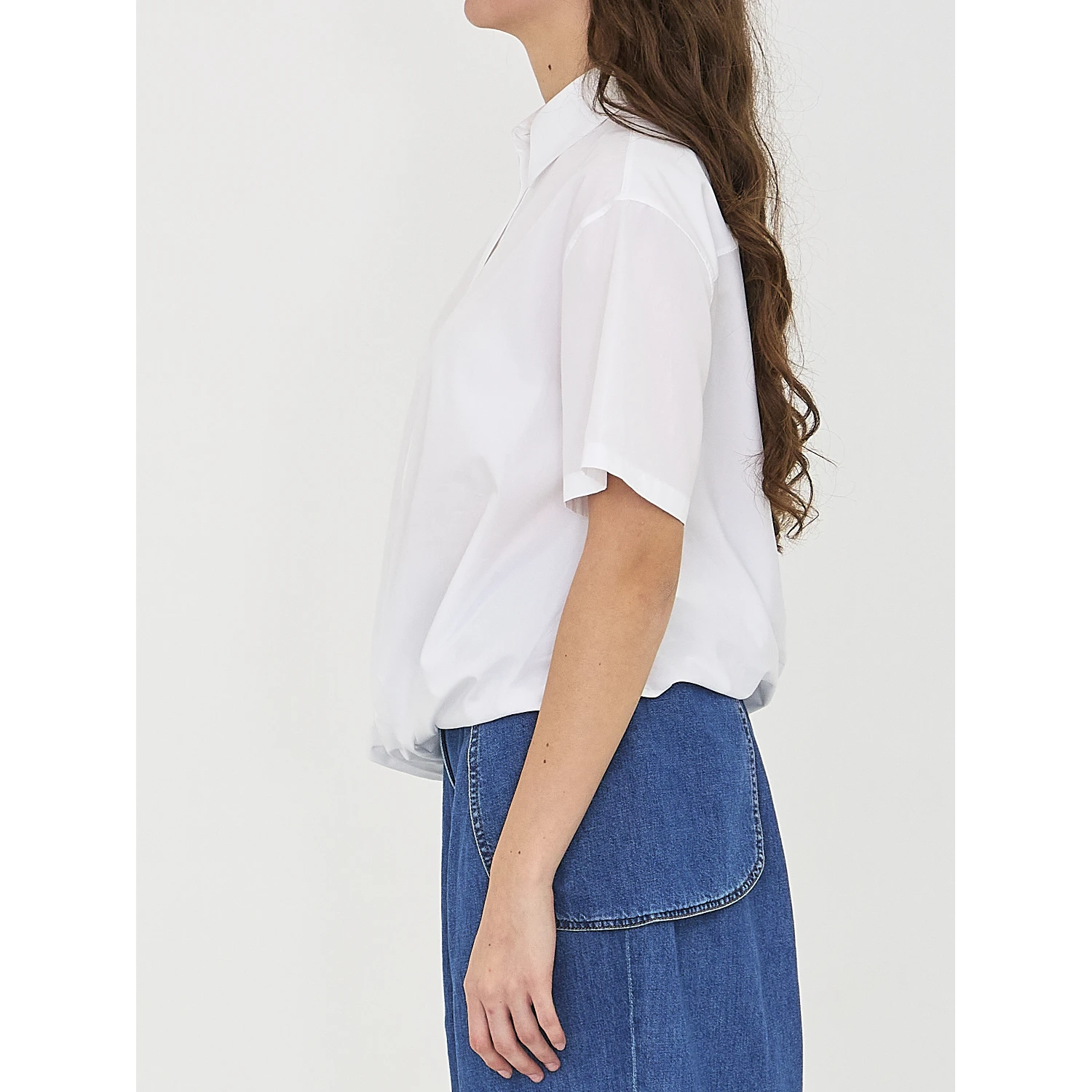 Draped shirt
