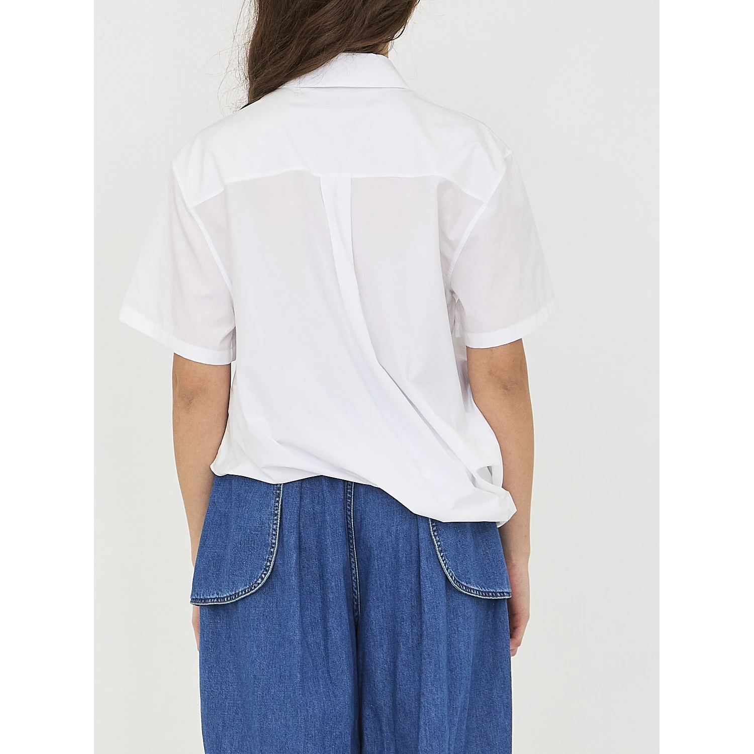 Draped shirt