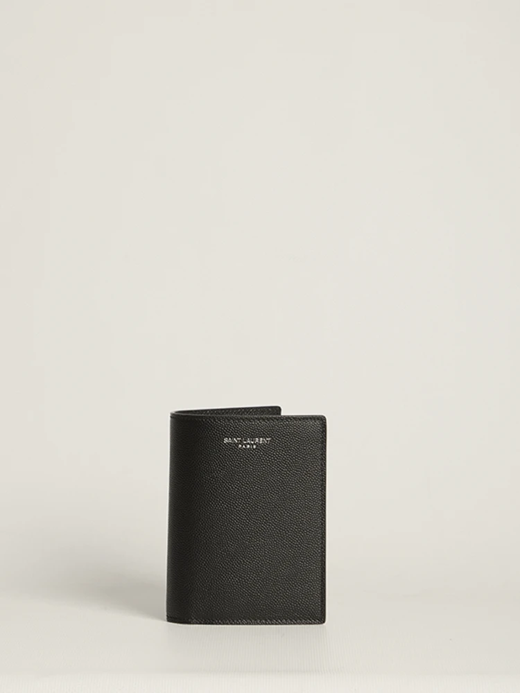 Leather compact wallet