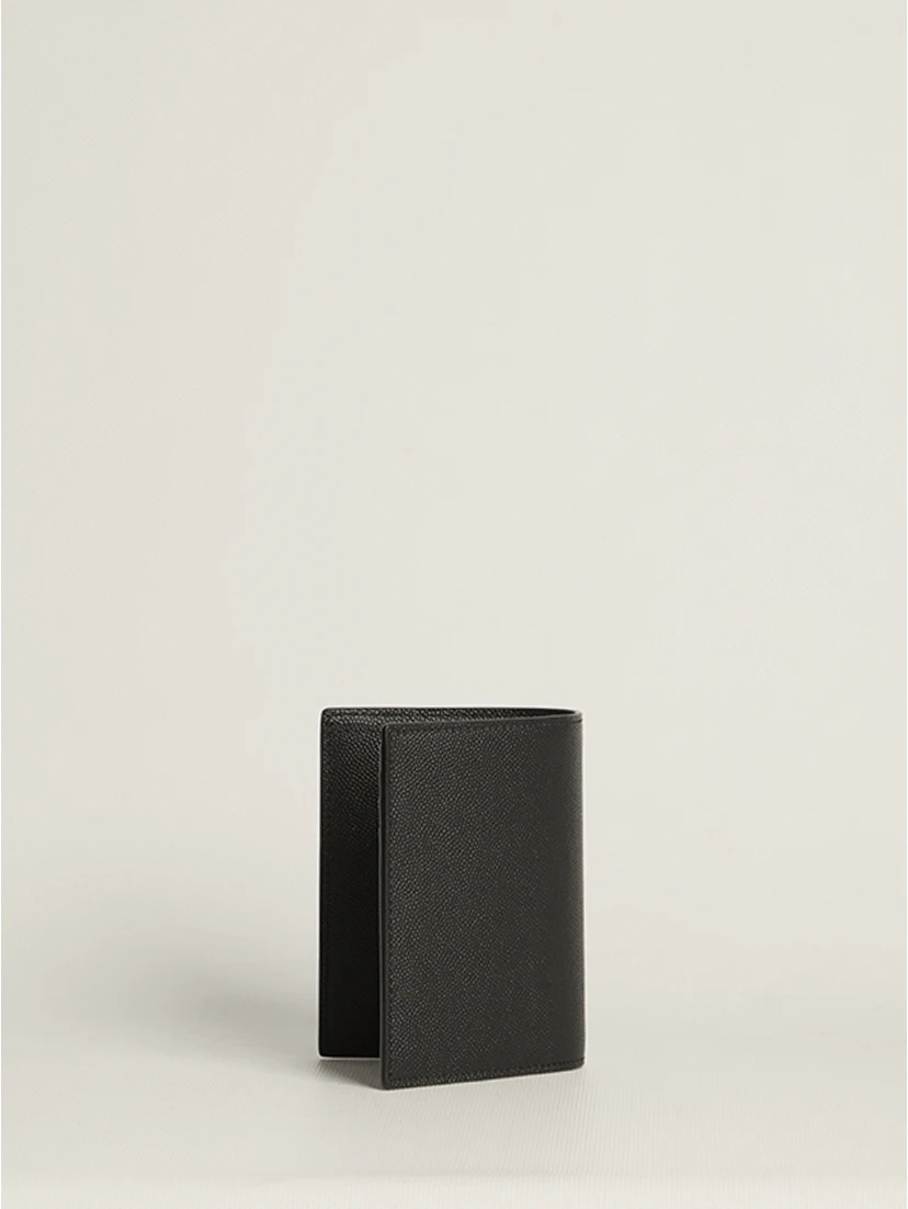 Leather compact wallet