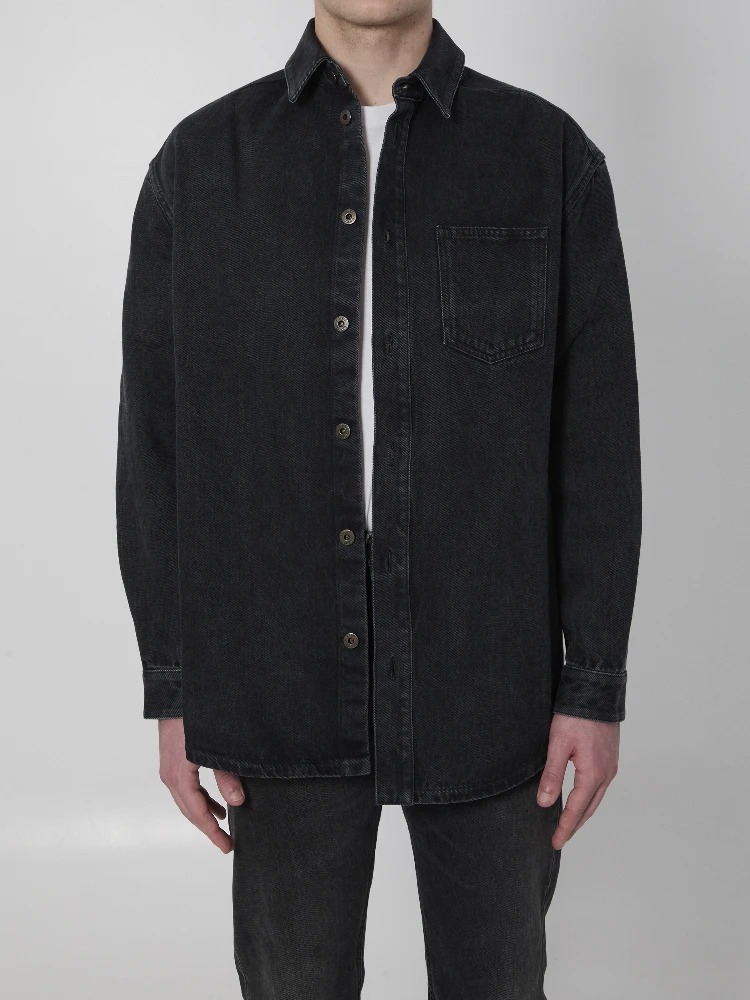 Anagram denim overshirt