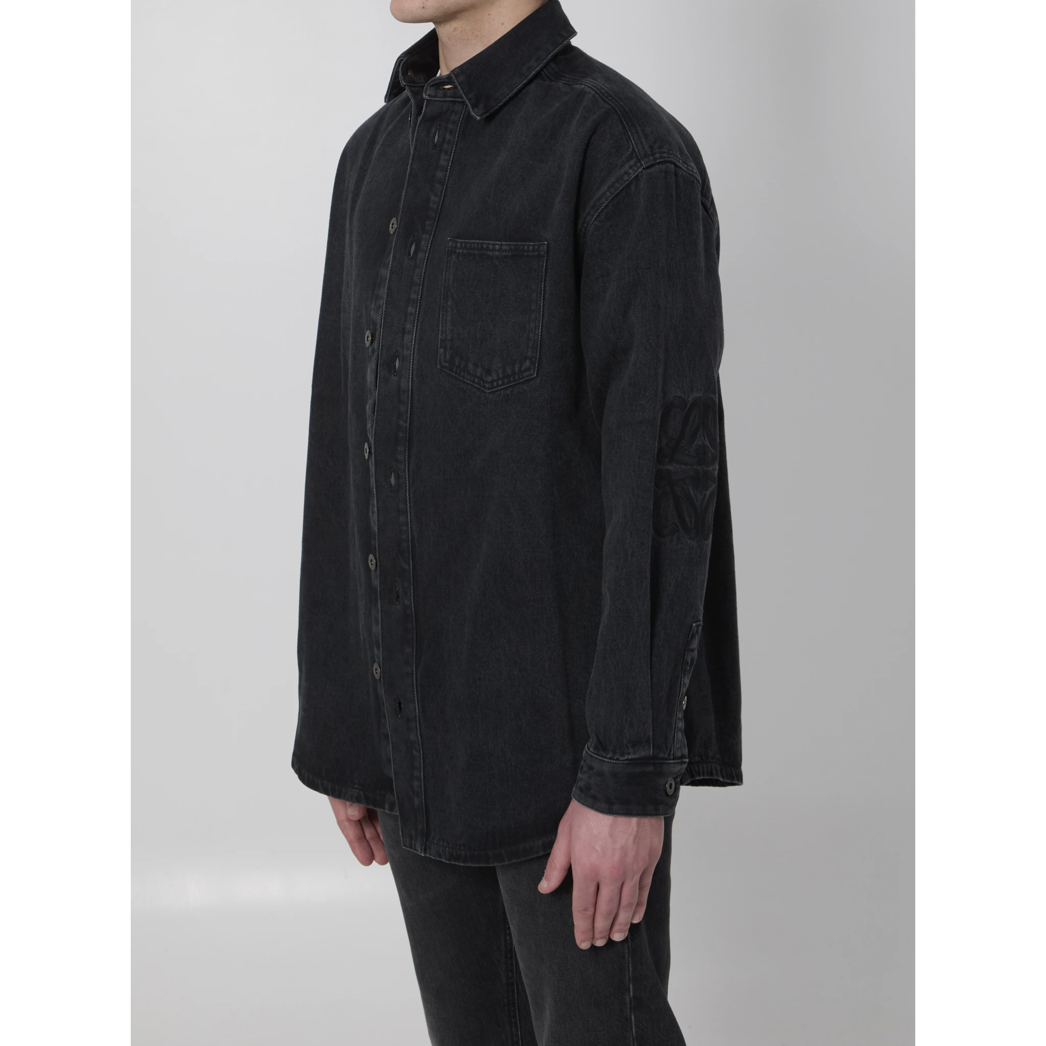 Anagram denim overshirt