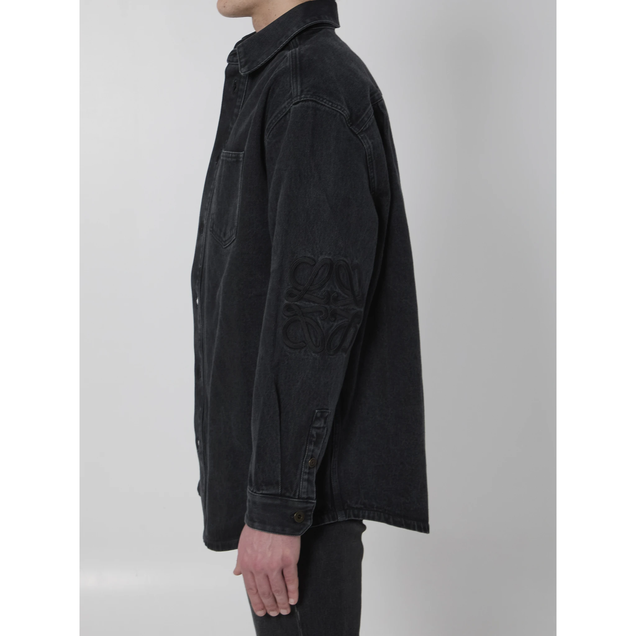 Anagram denim overshirt