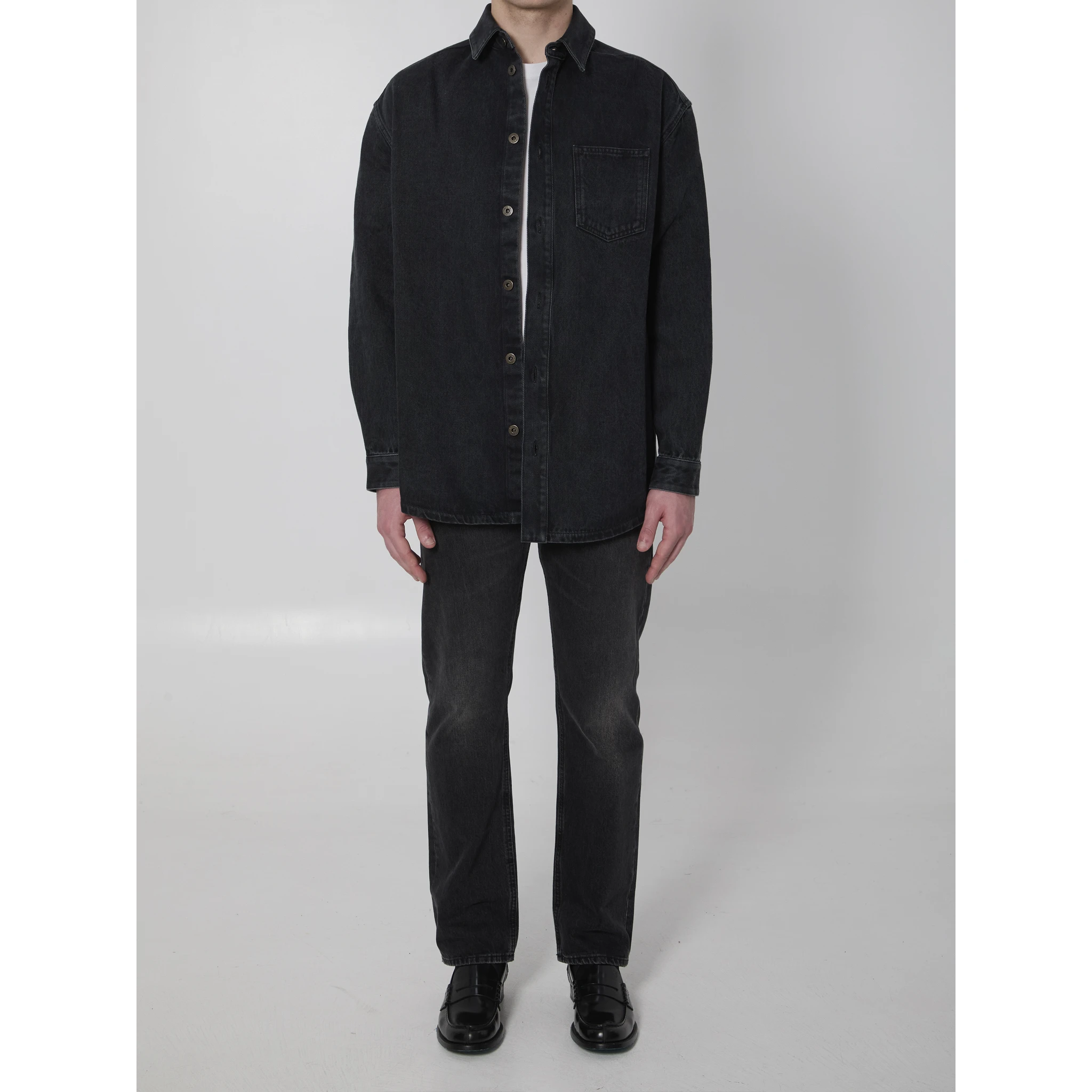 Anagram denim overshirt