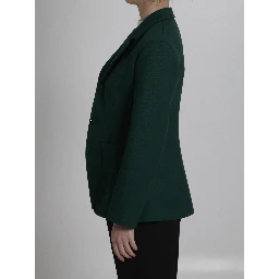 Green wool jacket
