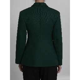 Green wool jacket