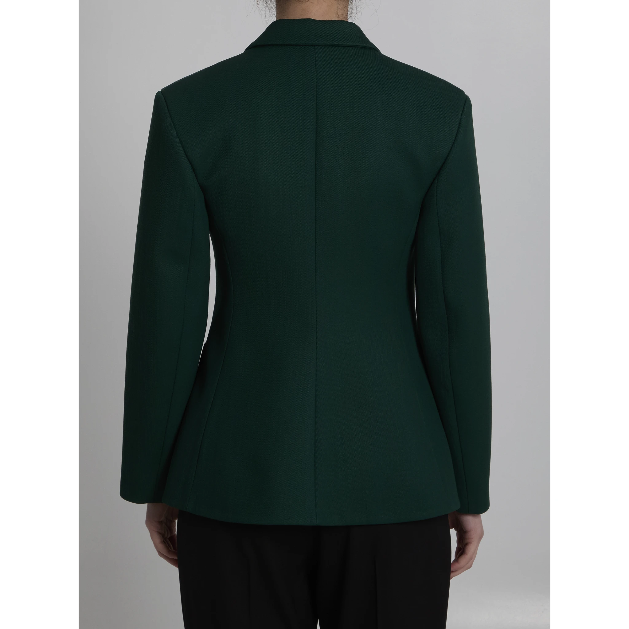 Green wool jacket