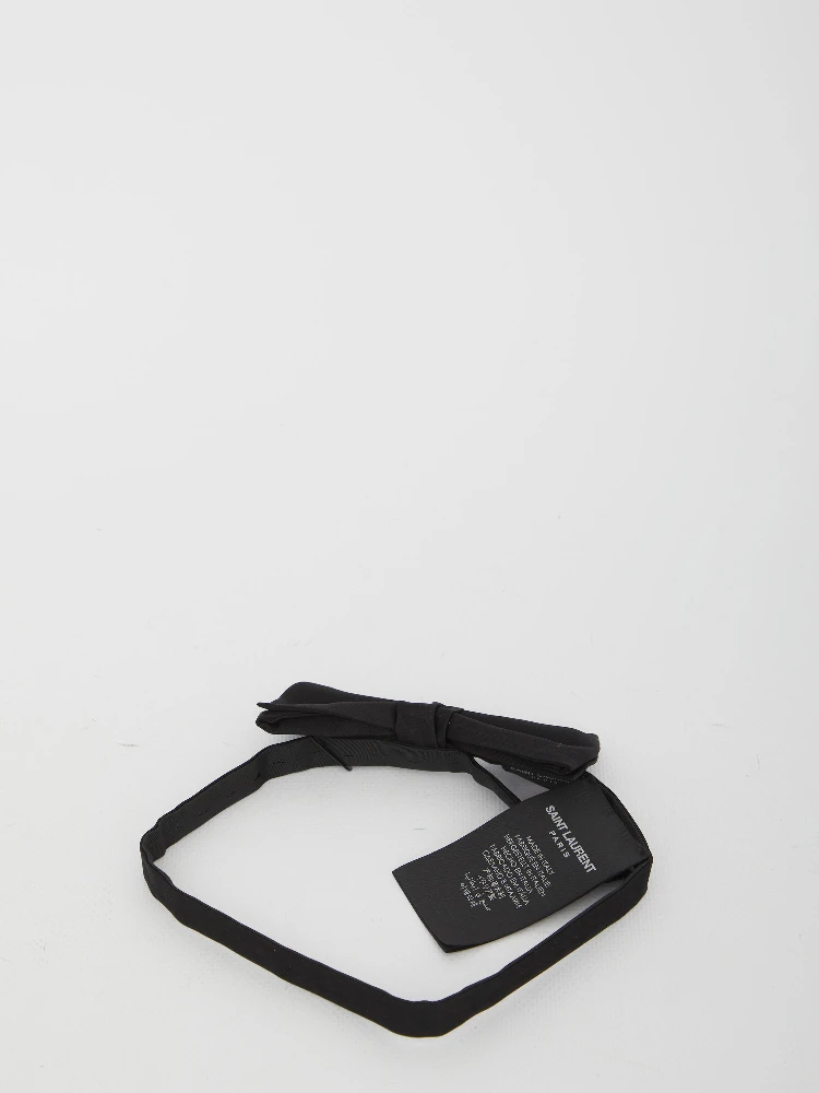 Yves bow tie in silk alternative