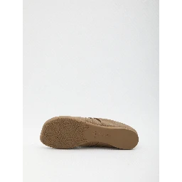 Pebble ballerina flats in nappa