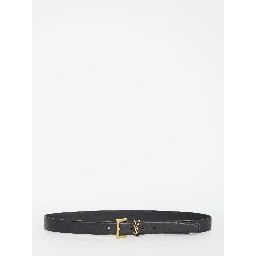 Monogram thin belt
