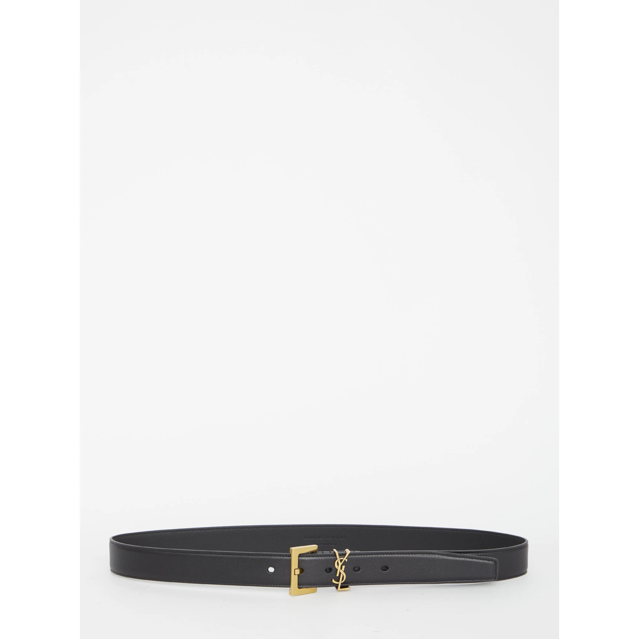 Monogram thin belt